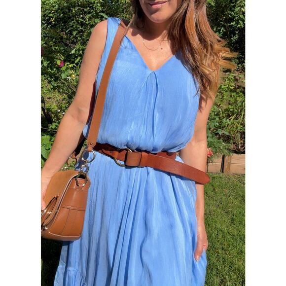 FRNCH Paris Blue Midi Dress — Made in Italy - Picture 9 of 9